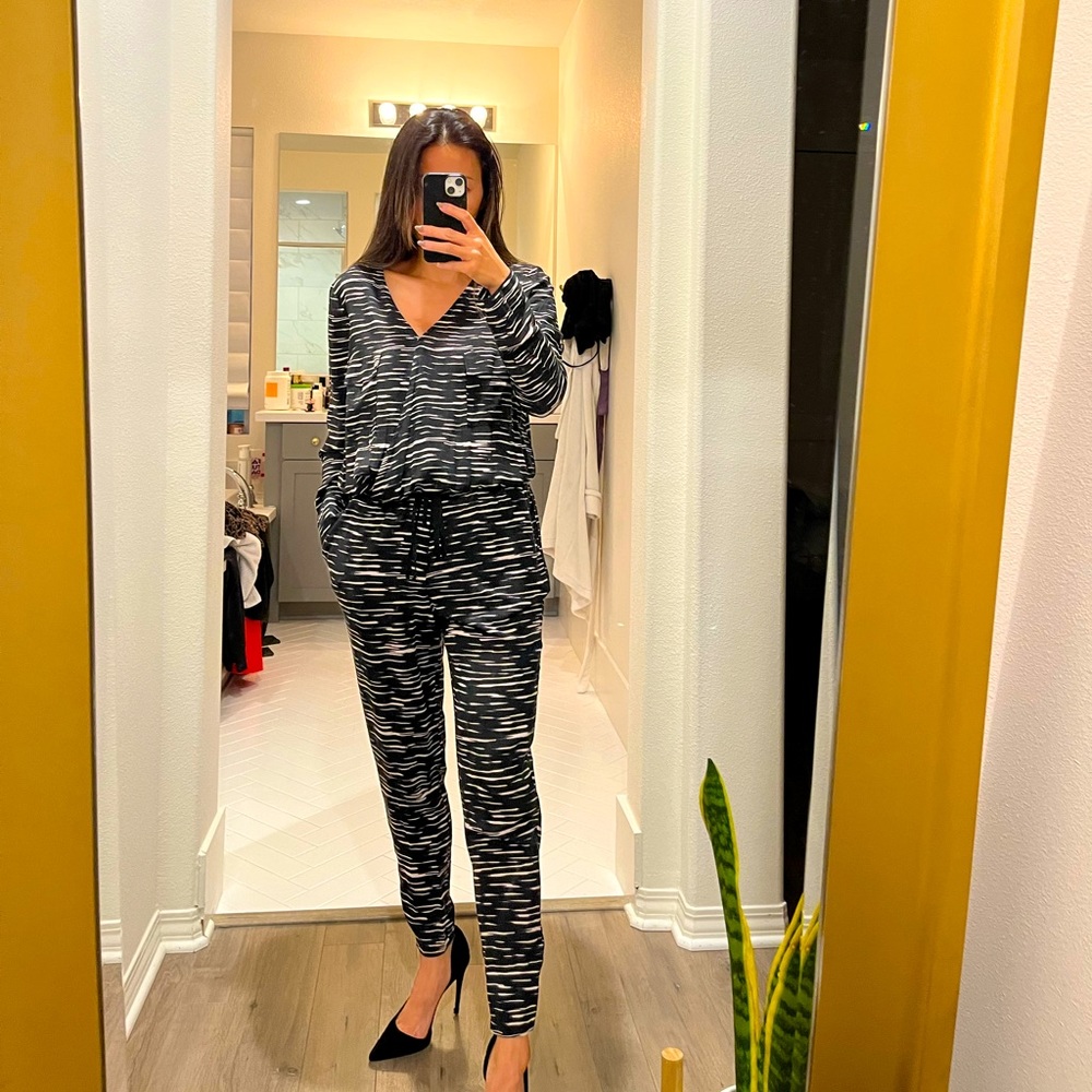 Splendid jumpsuit - black and white pattern